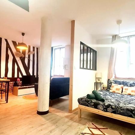 Chic Et Normand, Parking Facile, Wifi Hd Apartment Pont-Audemer Exterior foto